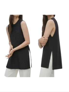 Aritzia WILFRED Palmier Sleeveless Tunic Sweater